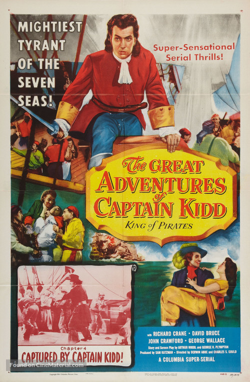 The Great Adventures of Captain Kidd - Movie Poster