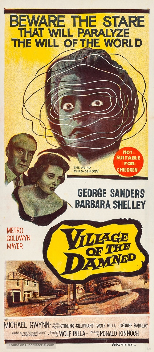 Village of the Damned - Australian Movie Poster