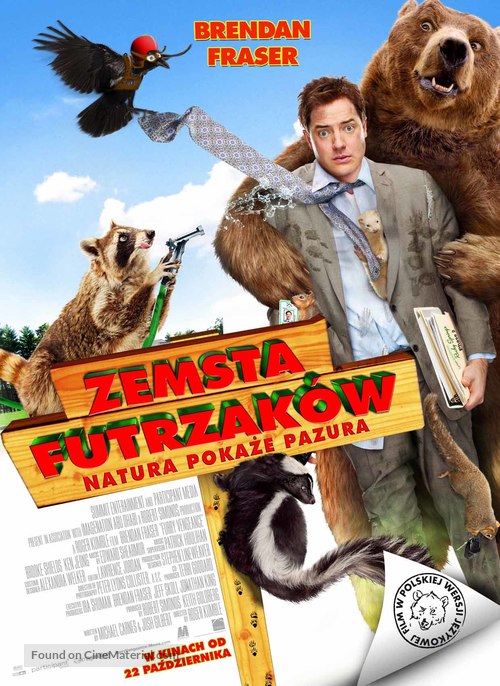 Furry Vengeance - Polish Movie Poster
