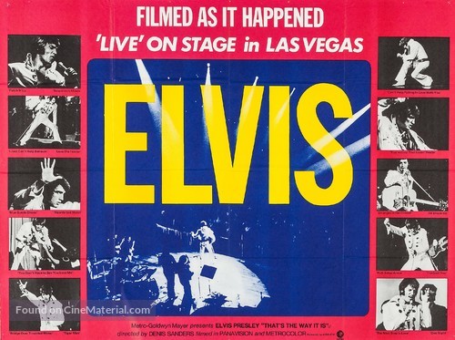Elvis: That&#039;s the Way It Is - British Movie Poster