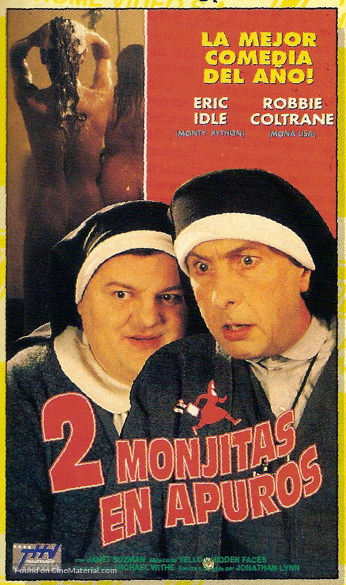 Nuns on the Run - Argentinian VHS movie cover