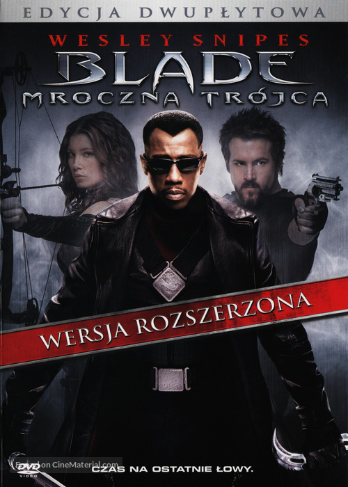 Blade: Trinity - Polish DVD movie cover