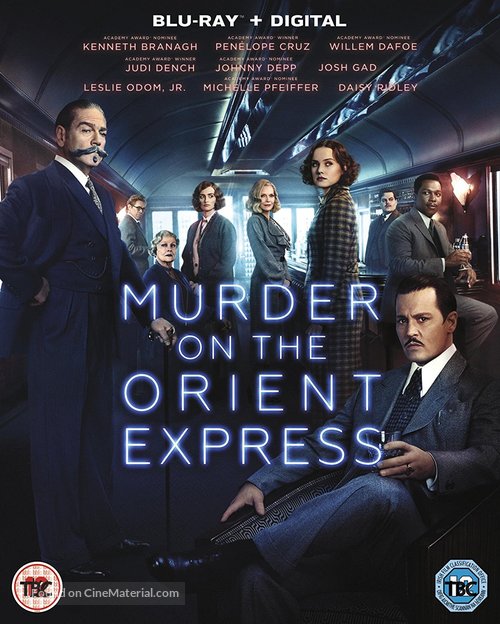 Murder on the Orient Express - British Blu-Ray movie cover