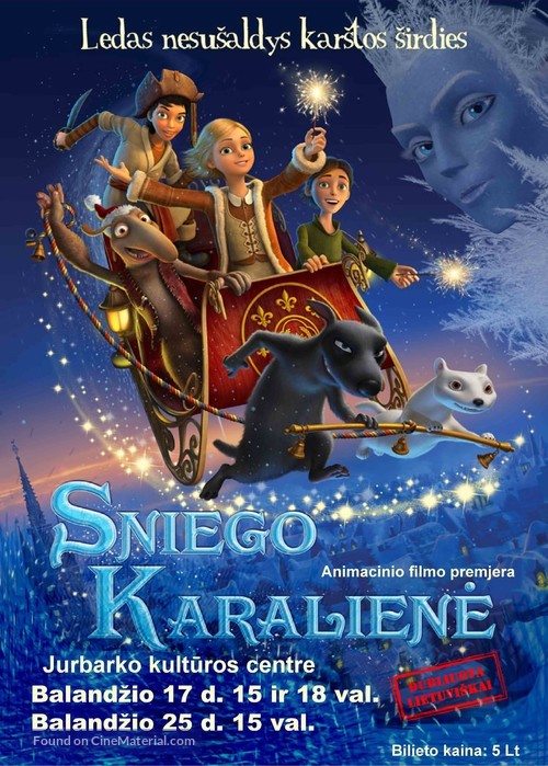 Snezhnaya koroleva - Lithuanian Movie Cover