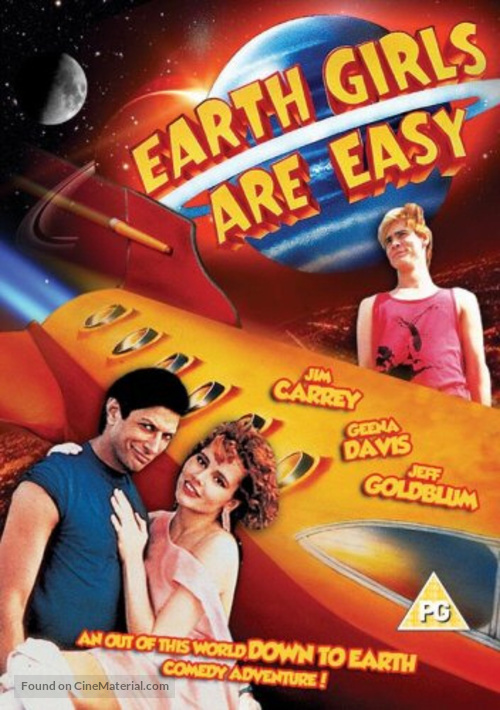 Earth Girls Are Easy - British DVD movie cover