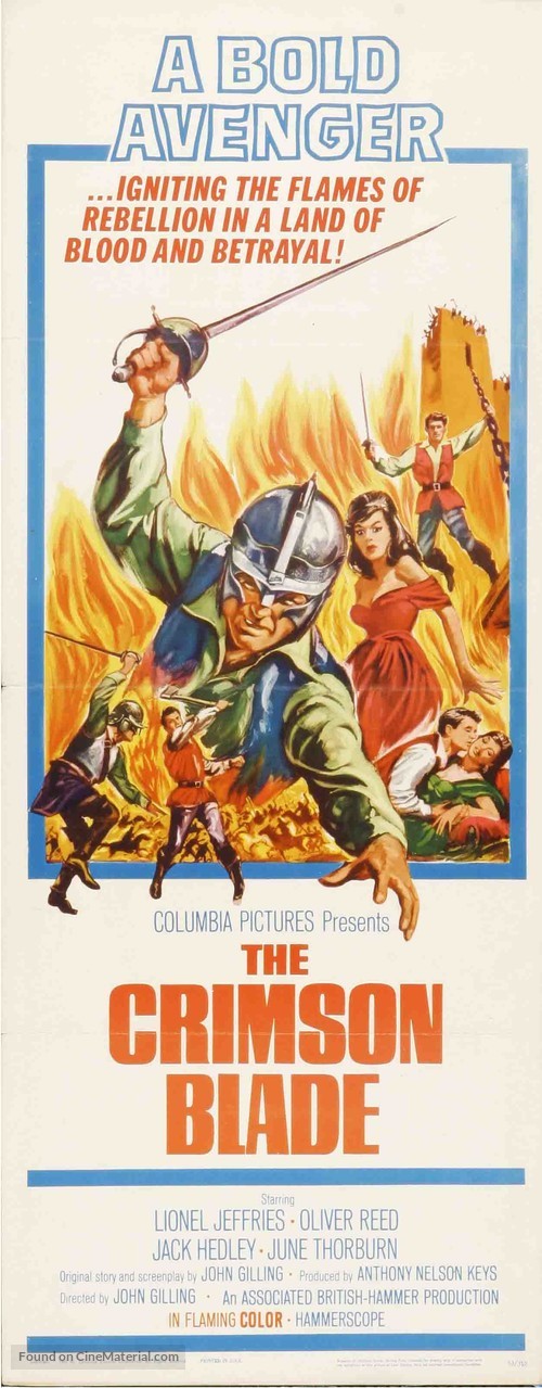 The Scarlet Blade - Movie Poster