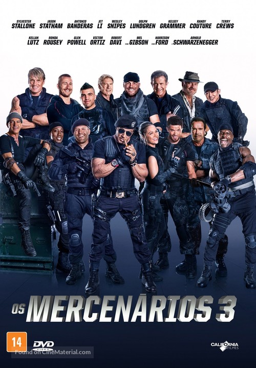The Expendables 3 - Brazilian DVD movie cover