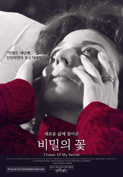 La flor de mi secreto - South Korean Movie Poster
