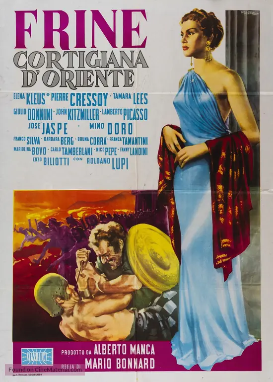 Frine, cortigiana d'Oriente - Italian Movie Poster