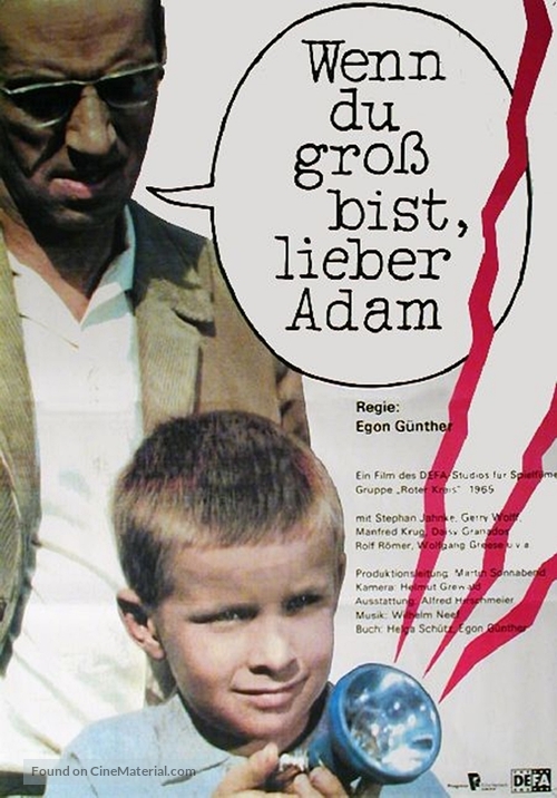 Wenn du gro&szlig; bist, lieber Adam - German Movie Poster