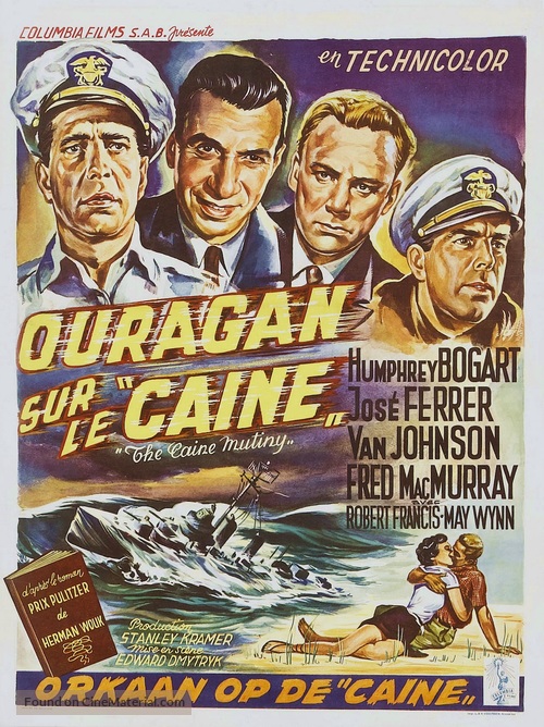 The Caine Mutiny - Belgian Movie Poster