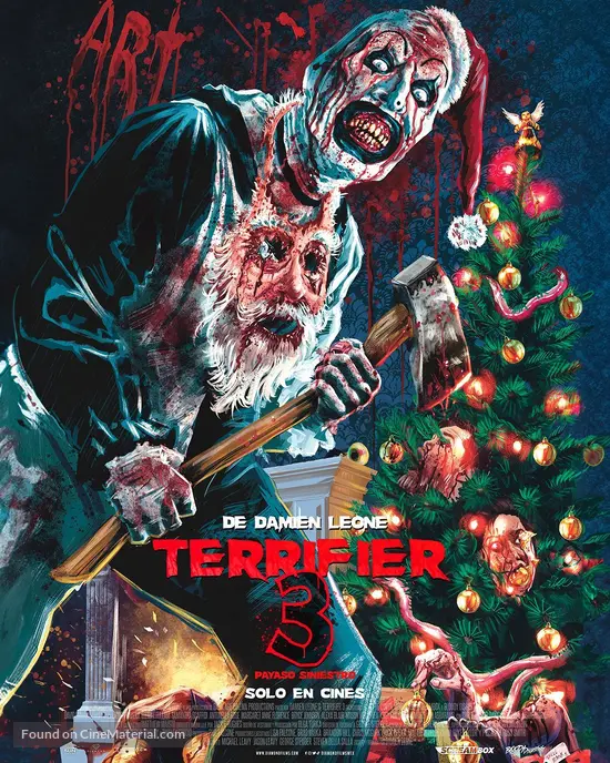 Terrifier 3 - Mexican Movie Poster