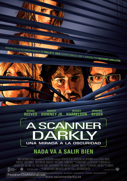 A Scanner Darkly - Spanish Movie Poster