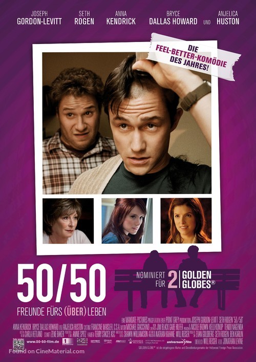 50/50 - German Movie Poster