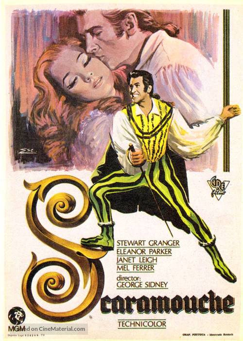 Scaramouche - Spanish Movie Poster