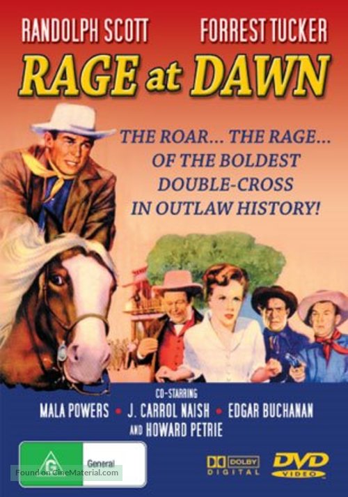 Rage at Dawn - Australian Movie Cover