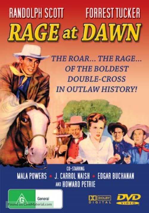 Rage at Dawn - Australian Movie Cover