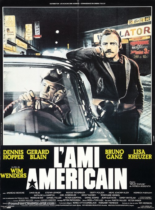 Der amerikanische Freund - French Movie Poster