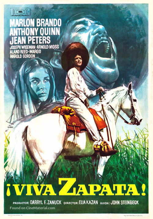 Viva Zapata! - Spanish Movie Poster