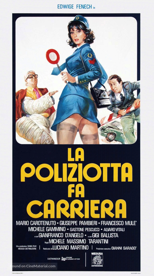 La poliziotta fa carriera - Italian Theatrical movie poster