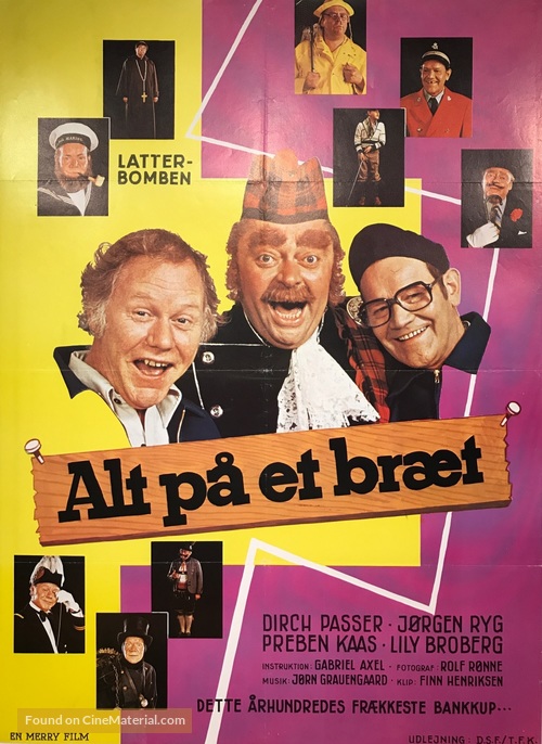 Alt p&aring; et br&aelig;t - Danish Movie Poster