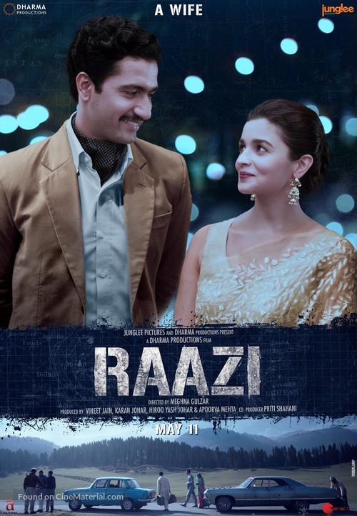 Raazi - Indian Movie Poster