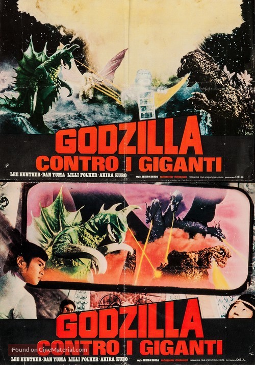 Chiky&ucirc; kogeki meirei: Gojira tai Gaigan - Italian Movie Poster