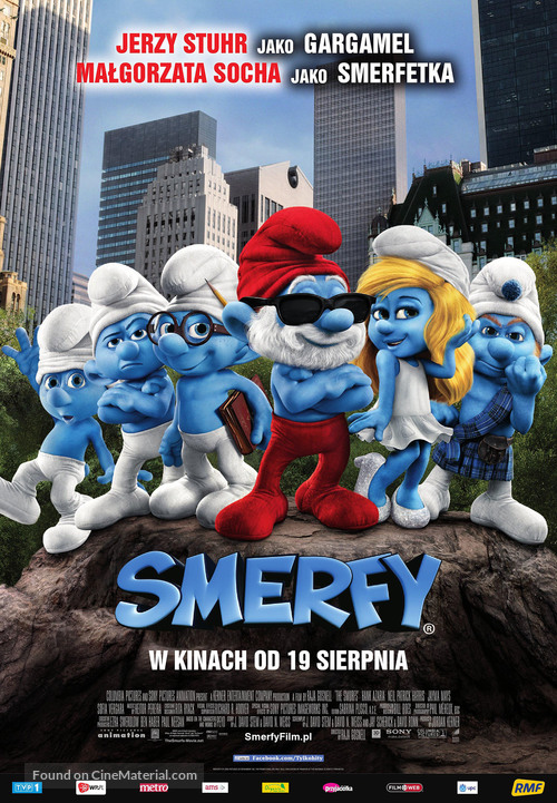 The Smurfs - Polish Movie Poster