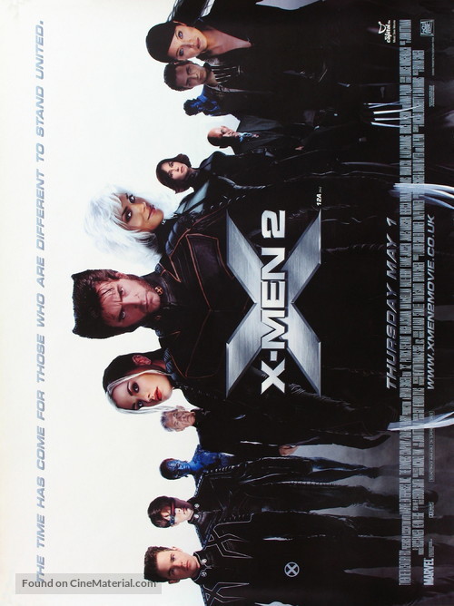 X2 - British Movie Poster