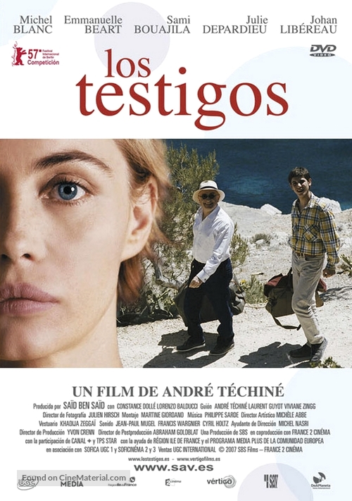 Les t&eacute;moins - Spanish Movie Cover