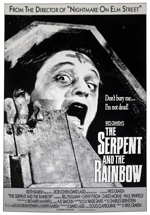 The Serpent and the Rainbow - Movie Poster