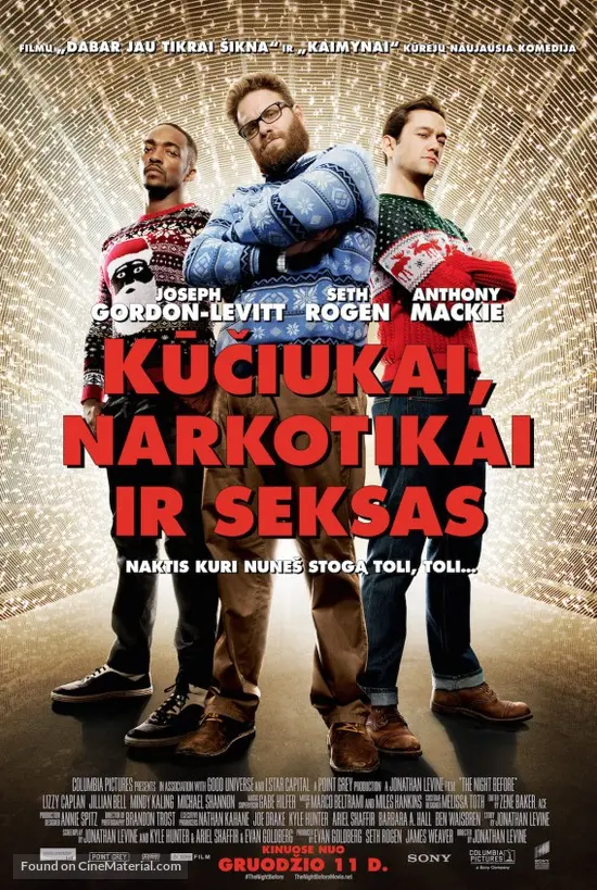 The Night Before - Lithuanian Movie Poster