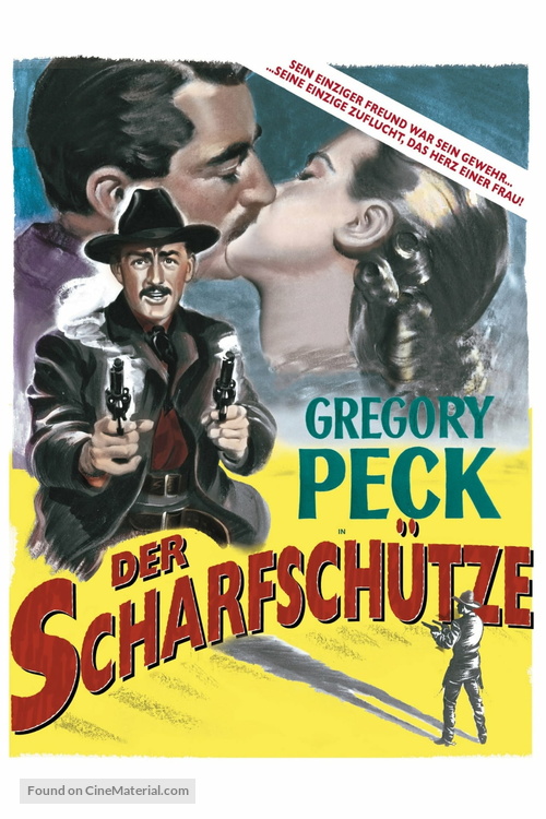 The Gunfighter - German Movie Cover