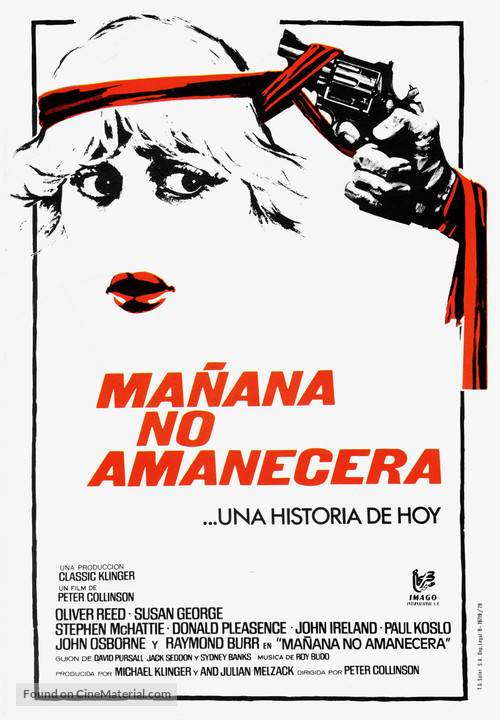 Tomorrow Never Comes - Spanish Movie Poster