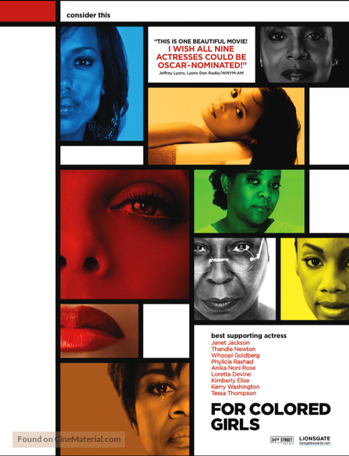 For Colored Girls - Movie Poster
