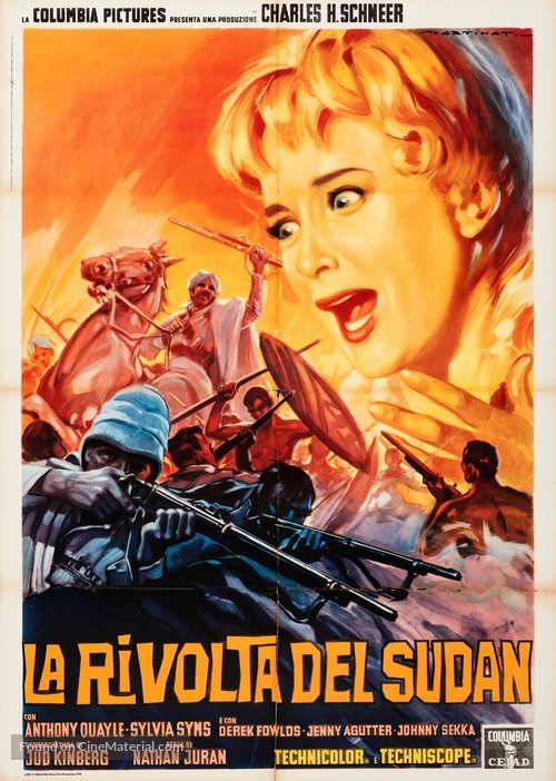 East of Sudan - Italian Movie Poster
