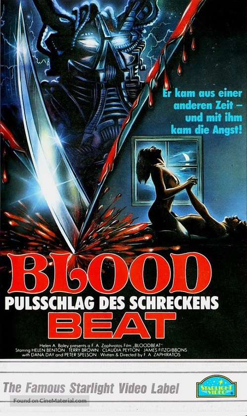 Blood Beat - German VHS movie cover