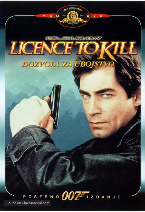 Licence To Kill - Polish DVD movie cover