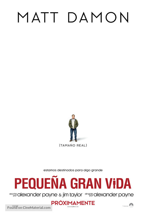 Downsizing - Argentinian Movie Poster