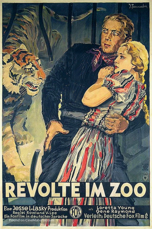 Zoo in Budapest - German Movie Poster