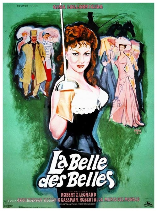 Donna pi&ugrave; bella del mondo, La - French Movie Poster