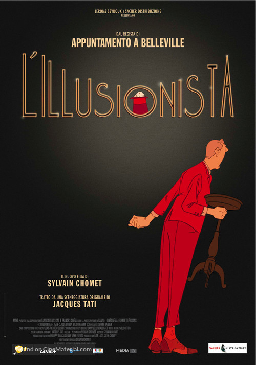 L&#039;illusionniste - Italian Movie Poster