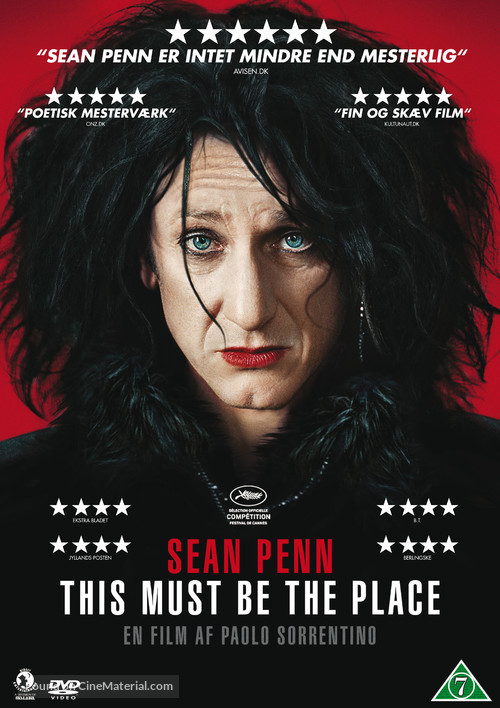 This Must Be the Place - Danish DVD movie cover