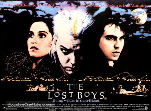 The Lost Boys - British Movie Poster