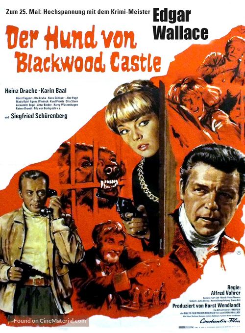 Der Hund von Blackwood Castle - German Movie Poster