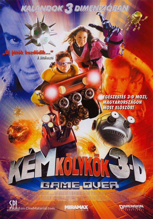 SPY KIDS 3-D : GAME OVER - Hungarian Movie Poster