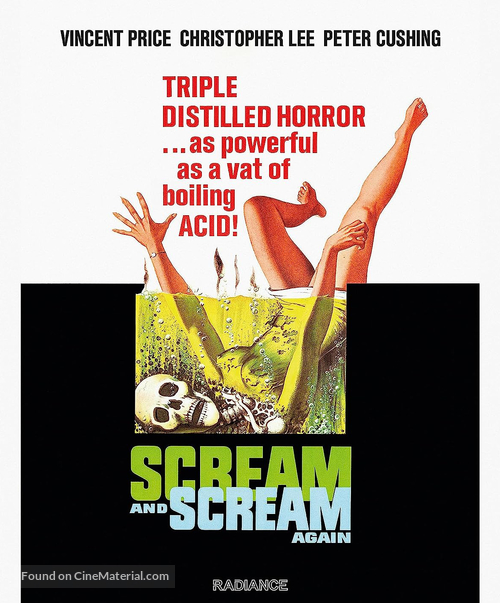 Scream and Scream Again - British Blu-Ray movie cover