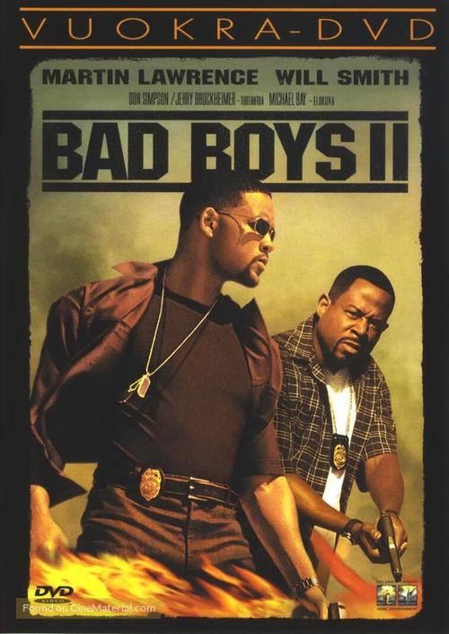 Bad Boys II - Finnish Movie Cover