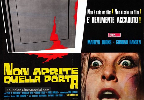 The Texas Chain Saw Massacre - Italian Movie Poster