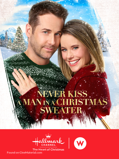 Never Kiss a Man in a Christmas Sweater - Video on demand movie cover